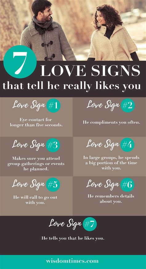 signs that he likes you online dating